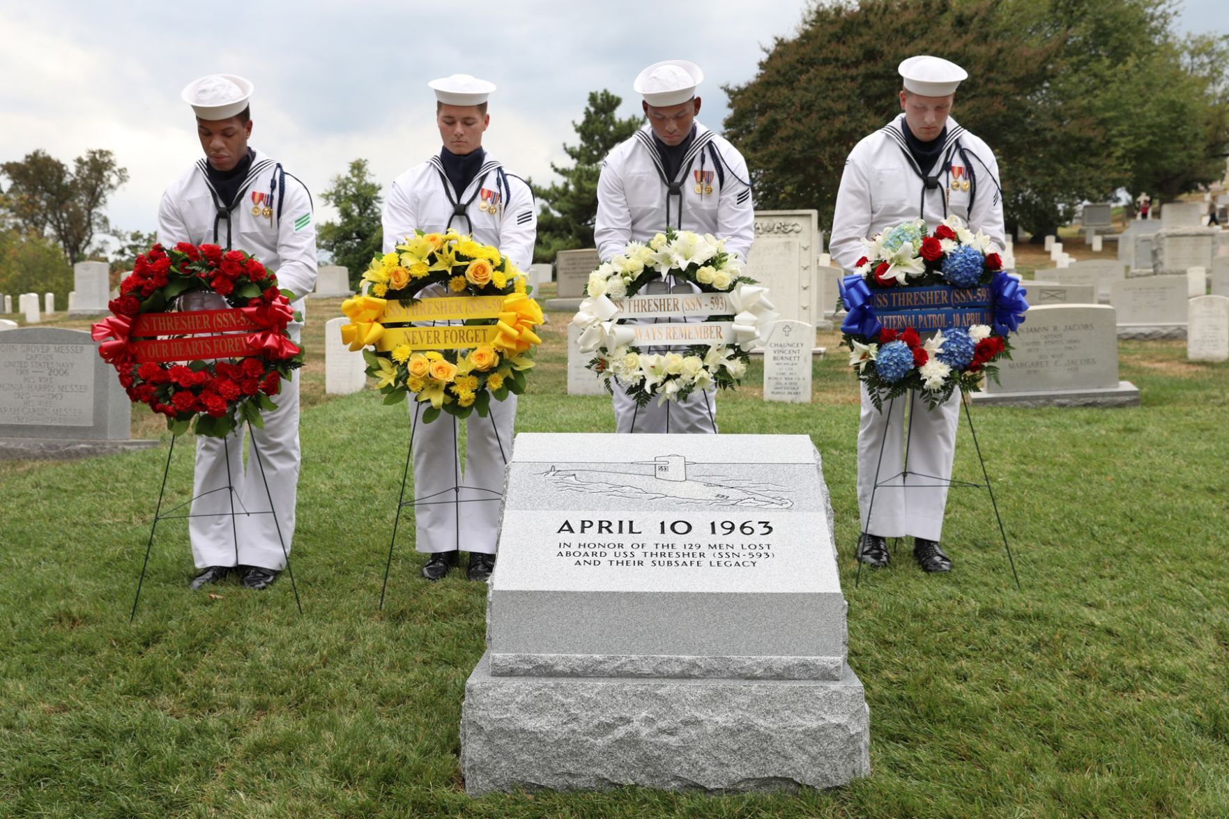 Dedication of USS Thresher Memorial at Arlington National Cemetery